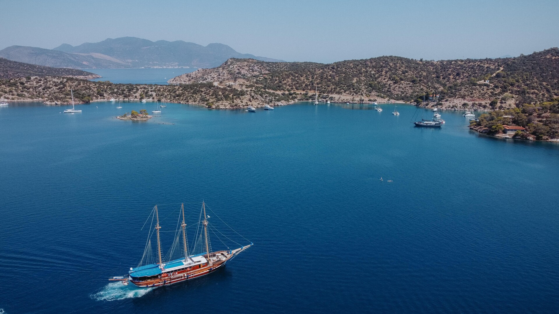 Voyage à vélo - Grèce : Les Cyclades et îles Saroniques à vélo et bateau